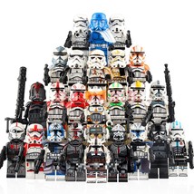 Star Wars The Bad Batch Captain Rex Cody Wolffe 24pcs Minifigures Building Toy - £29.85 GBP