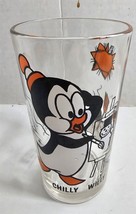 Vintage Chilly Willy Warner Bros Looney Tunes Pepsi 5&quot; Drinking Juice Glass - £22.87 GBP