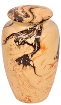 At Peace Memorials Tie-Dye Beige Cremation Urn for ashes 200 CI - £119.46 GBP