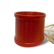Yankee Candle Scenterpiece 2014 Crimson Weave Easy Meltcup Wax Warmer Me... - $16.99