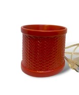 Yankee Candle Scenterpiece 2014 Crimson Weave Easy Meltcup Wax Warmer Me... - $312.67 MXN