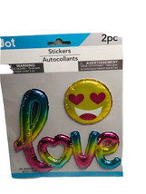 Jot 2 Pc Stickers/Autocollants “l LOVE YOU”. ShipN 24HOURS - $12.75