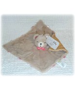 KellyBaby Tan Minkie Bear Baby Plush Minky Lovey Blanket Blankie NWT Kel... - £14.90 GBP