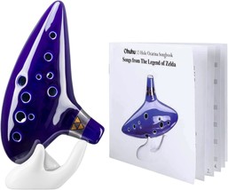 Ohuhu Zelda Ocarina With Song Book (Songs From The Legend Of Zelda), 12 ... - £28.70 GBP