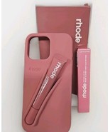 Rhode  iphone 16 Pro Max Case Salty Tan Lip Case W Lip Tint New 3D Case - $454.88 MXN