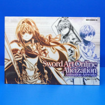 Sword Art Online Alicization Animation Works Art Book SAO Anime - £43.15 GBP