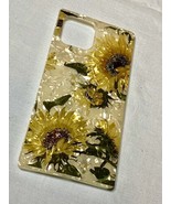 iPhone 12 Pro Max square metallic flower case - £7.73 GBP