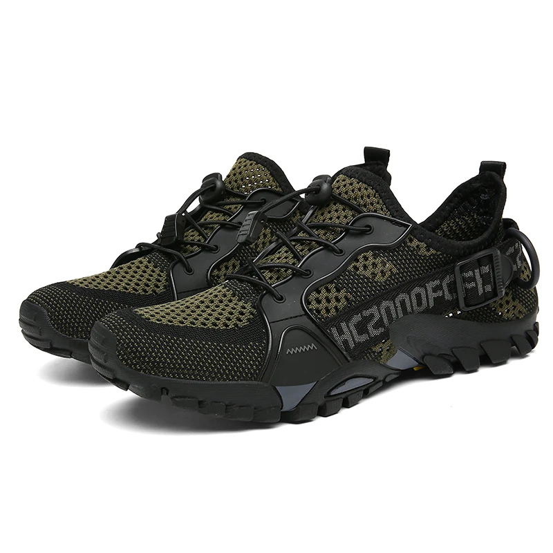 Eathable men women hiking shoes mesh outdoor sport sneakers climbing shoes wading shoes thumb200