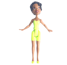 Disney Tiana Princess African American 3.5 Inches Tall Green Outfit - £7.50 GBP