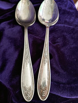 Simeon L. &amp; George H  Rogers Co. Serving Spoons Kenilworth Silverplate 1... - $10.00