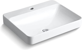 Kohler 2660-1-0 Vox Vessel Bathroom Sink With Single Faucet Hole, One, W... - $316.99