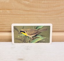 Red Rose Tea Mini Trade Card 2&quot; x 1&quot; Vintage 1964 S9N30 Yellowthroat Birds - £10.88 GBP