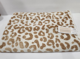 CARO Home Gold Leopard Print Pool Beach Bath Towel 36&quot;x68&quot;  NEW! - $39.99