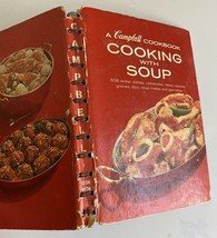 1968 Cooking with Soup = A Campbell Cookbook Spiral-bound HARDCOVER 608 recipes - £4.27 GBP