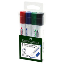 Faber-Castell W50 Chisel Tip Whiteboard Marker (Pack of 4) - £28.55 GBP