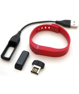 Fitbit Flex RED Fitness Large Wristband Training activity tracking bluet... - £44.35 GBP
