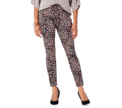 Jen7 by 7 for All Mankind Printed Ankle Skinny Jeans Golden Leopard, REG... - £25.55 GBP