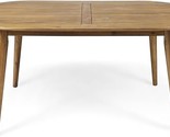 Christopher Knight Home Stanford Outdoor 71&quot; Acacia Wood Oval Dining Tab... - $422.99