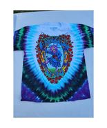 Grateful Dead Seasons of the Dead Tie Dye Liquid Blue Music T-Shirt Size... - $32.97