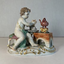 Antique Meissen Figurine “Fire” Cherub with Brazier – Kändler Model C97,... - $1,100.00