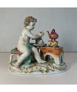 Antique Meissen Figurine “Fire” Cherub with Brazier – Kändler Model C97,... - $1,535.74 CAD