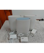Power Tested NetGear Orbi 1x Router RBS50 2x Satellite Home Mesh w/ PSU ... - $90.25