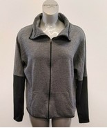 Champion Women&#39;s Long Sleeve Full Zip Jacket Size XL Gray Polyester Blend - $7.92