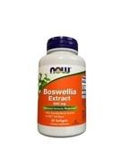 Now Foods BOSWELLIA EXTRACT Balanced Immune Response 500 mg, 60 Softgels... - £12.86 GBP