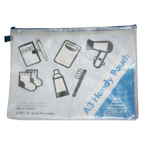 Colby Handy Pouches Blue - A4 - $36.63