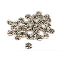 35 Flower Spacer Bali Beads Jewelry Stringing Part - £15.42 GBP