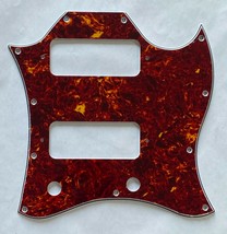 Guitar Pickguard For Gibson US SG P90 Full Face Style,4 Ply Red Tortoise - £12.47 GBP