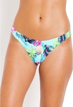  NEW PILYQ Paradise Reversible Basic Full Swim Bikini Bottom Floral L Large - £23.34 GBP