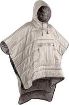 Gaorui Winter Poncho Coat Outdoor Camping Warmth Small Quilt Blanket - £72.51 GBP