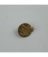 Vintage Gold Enamel Angel Religious Lapel Pin - $4.46