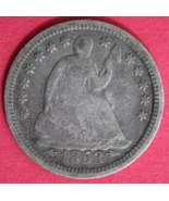 1853 P Seated Liberty Half Dime Exact Silver Coin Shown Fast Shipping OC... - $24.40