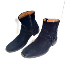 Men&#39;s Black Suede Byron Harness Boots Size US 13 By J75 Jump - $190.36 MXN