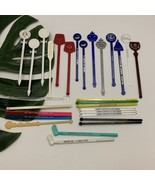 Vintage Hotel Swizzle Sticks Cocktail Stir Inter-continental Marriot Emp... - $16.82