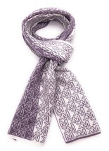 Michael Michael Kors Colorblock Logo Scarf, Light Purple NWT - £35.97 GBP