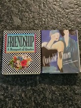 Vintage Miniature Books Quotes Friendship 1994 Mini Reading Women Collec... - £9.09 GBP