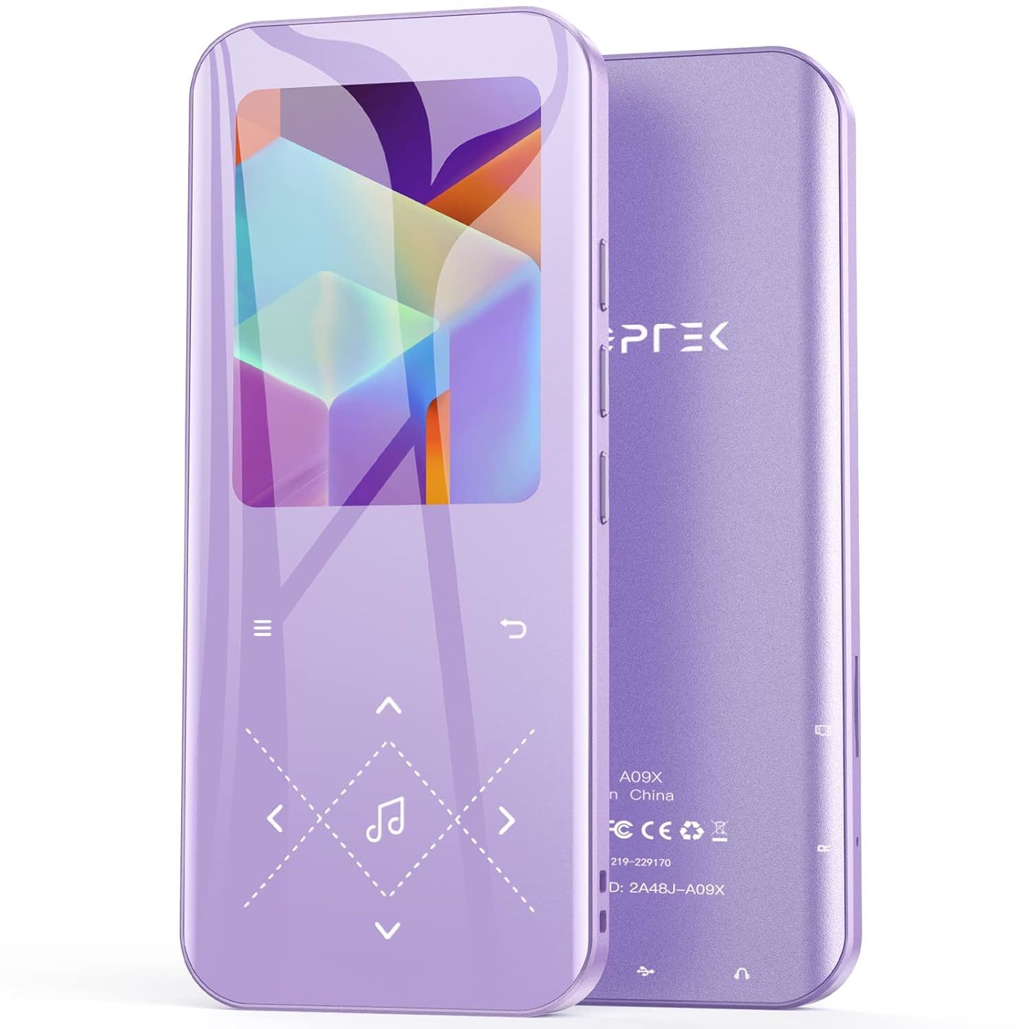 32GB MP3 Player with Bluetooth 5.3, AGPTEK A09X 2.4" Screen Portable Music Playe
