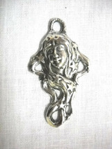 Night Sky Star Goddess Usa Hand Cast Pewter Pendant Adjustable Necklace Stars - $9.99