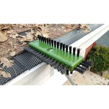 GUTTER GUARD BRUSH 11 inch Cleaning Tool-Screw on to any broom handle  - £17.95 GBP