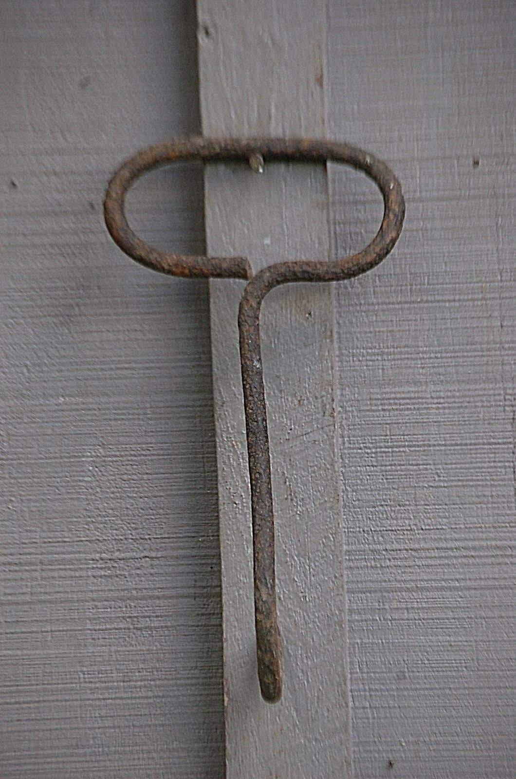 Old Vintage Hand Forged Hay Hook Blacksmith Made Primitive Rustic Farm T... - $19.79