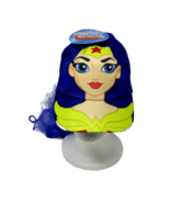 DC Superhero Girls Wonder Woman Youth Baseball Hat w/Blue Hair - $9.79