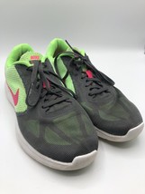 Nike - Revolution 3 - Women&#39;s 10 US- 819303-300 Green Gray Pink Mesh Excellent - £15.51 GBP