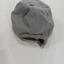 Under Armour RN#96510 Gray Back Strap With Buckle Baseball Cap Hat image 8