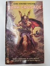 Dark Crusade by Karl Edward Wagner 1976 Warner PB Frank Frazetta Cover G... - £21.59 GBP