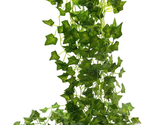 Ivy Garland 85Ft 12 Strands Artificial Fake Ivy Leaves Greenery Leaves H... - $24.18