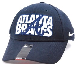 Atlanta Braves Nike Verbiage Legacy 91 Smoothflex MLB Baseball Cap Hat - £17.90 GBP