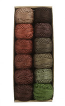 Valdani Pearl Cotton Ball Size 8 73yd Forest Canvas - £67.74 GBP
